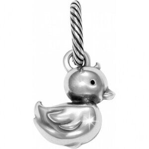 Brighton Bubbles Duck charm silver NWOT JC2890